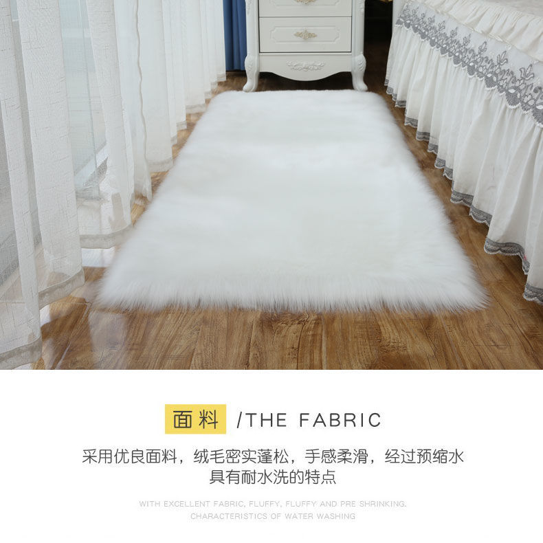 Log Washable and Wipeable Company Leisure Study Room Stain-Resistant Carpet Coffee Table Full-Cover Hotel No-Maintenance Carpet