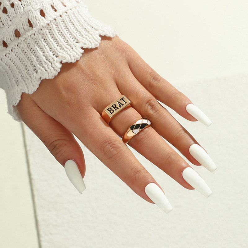 Fashionable retro creative design set
