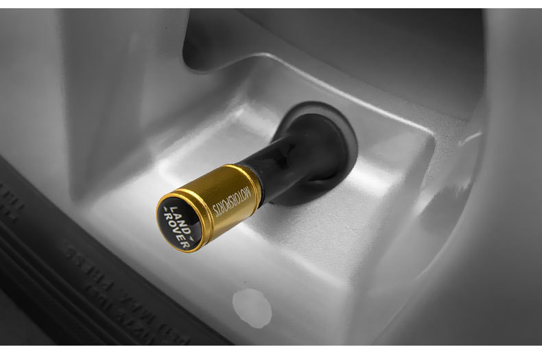 Suitable for Land Rover tire valve cap aluminum alloy Discovery Sports version Range Rover Aurora God planet pulse air nozzle cover