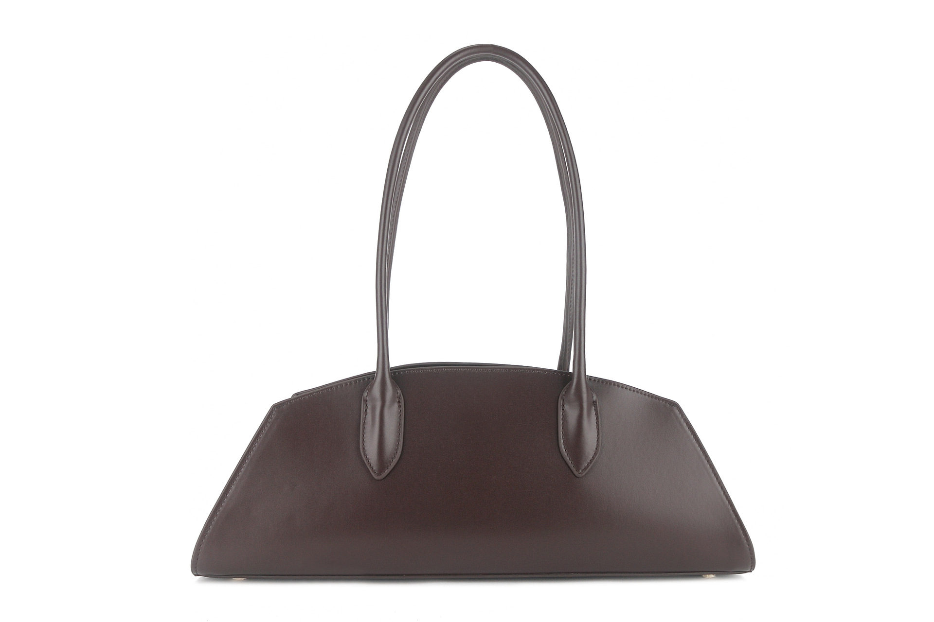 2025 Ruel Genuine Leather French Vintage Baguette Bag Autumn/Winter Commuter Suede Shoulder Bag Handbag - Thumbnail 6