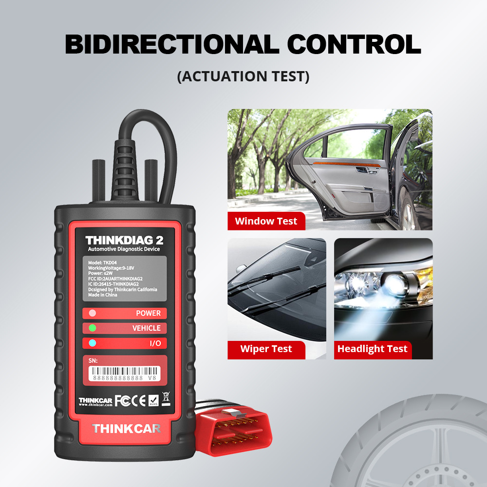 Thinkdiag2 star card offers one year of free use of the OBD2 car diagnostic tool with multi-language configuration and CANFD support