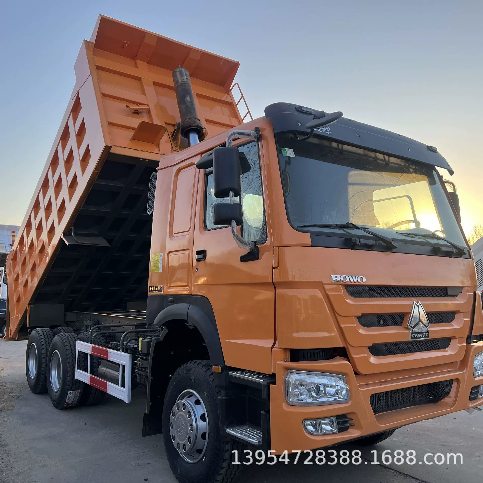 Экспорт самосвалов Howo: передний 4, задний 8, 6X4/8X4/8X2, задний самосвал, Delong National Three 6*4.