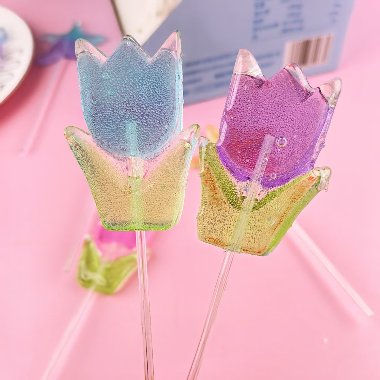 20g 크리스탈 롤리팝 24개들이 상자(튤립)