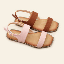 ��ýǿ۴�������ЬŮsandals�¿�ƽ�׼�Լ��������Ь��óɳ̲Ь