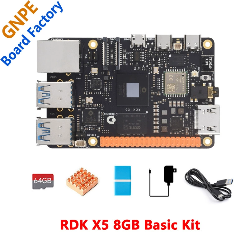 Платформа разработки Horizon D-ROBOTICS RDK X5 для робота-батата Sunrise 5 ROS
