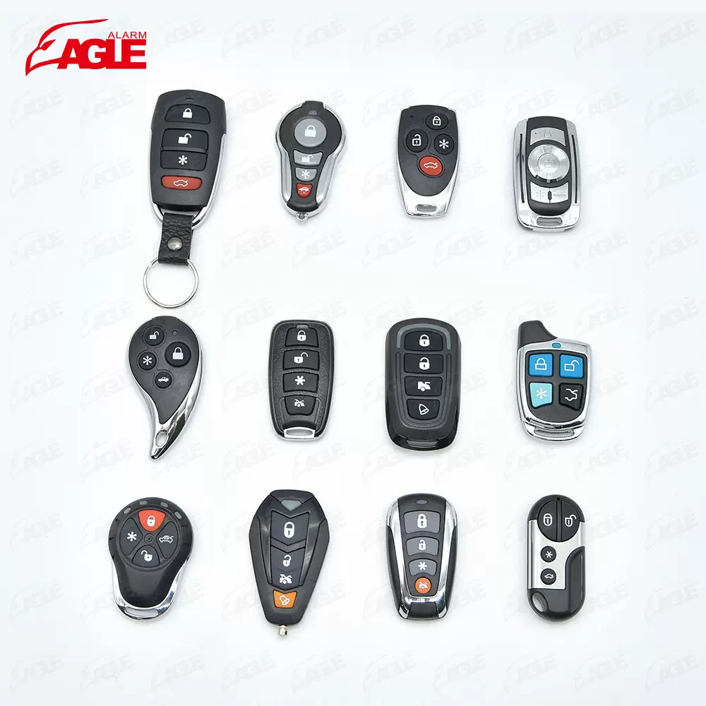 跨境源头工厂南美热销通用单向防盗汽车报警器遥控器汽车钥匙
