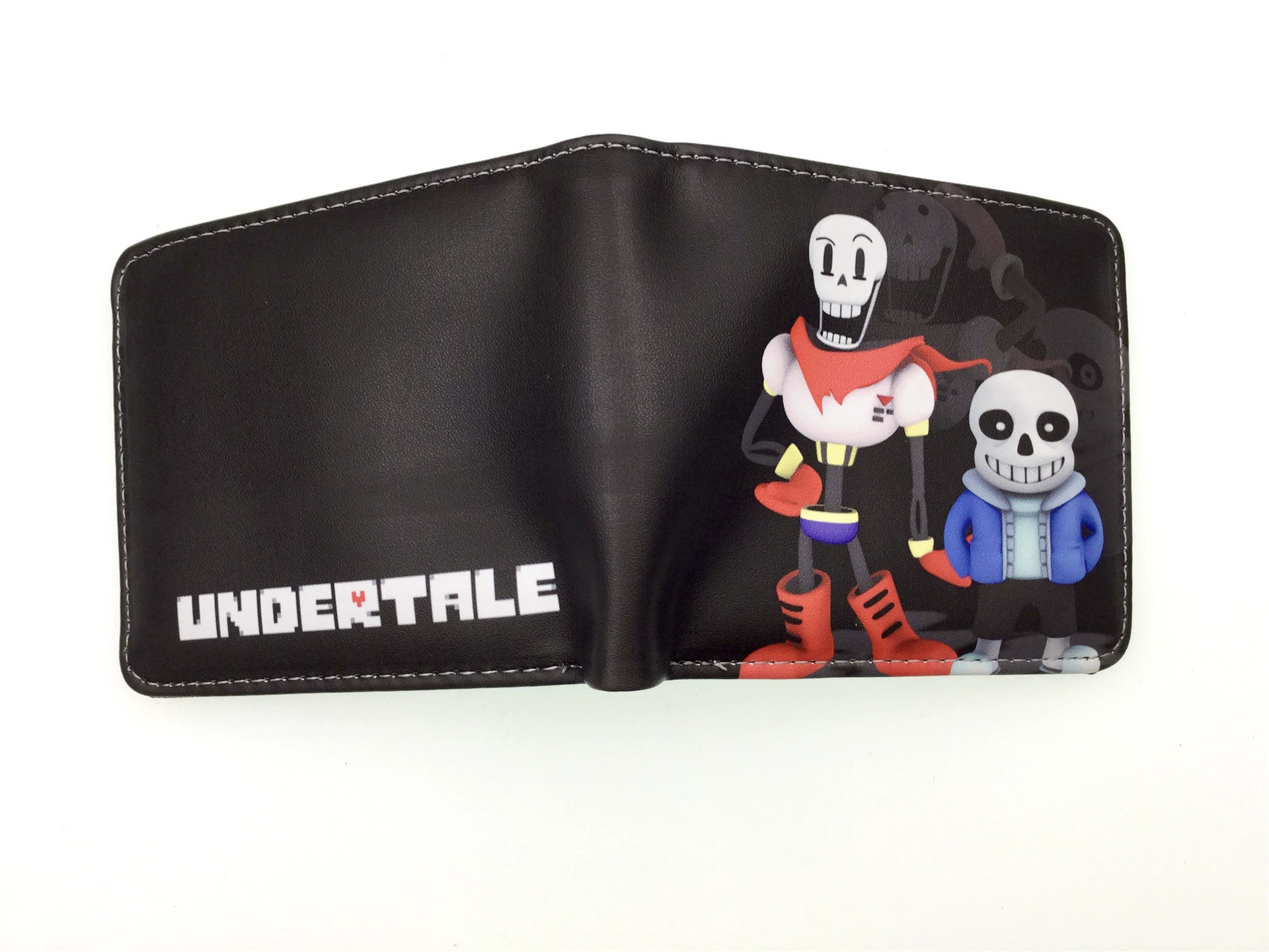 Под легендой, компактный бумажник Undertale Skeleton Brothers, периферия игры, короткий студенческий бумажник, следовать