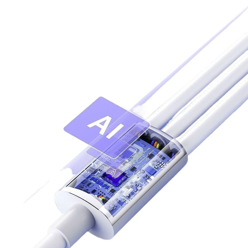 Cargador multipuerto de carga rápida de 120W 3 - en - 1 cable de datos un arrastre de tres cabezas al por mayor