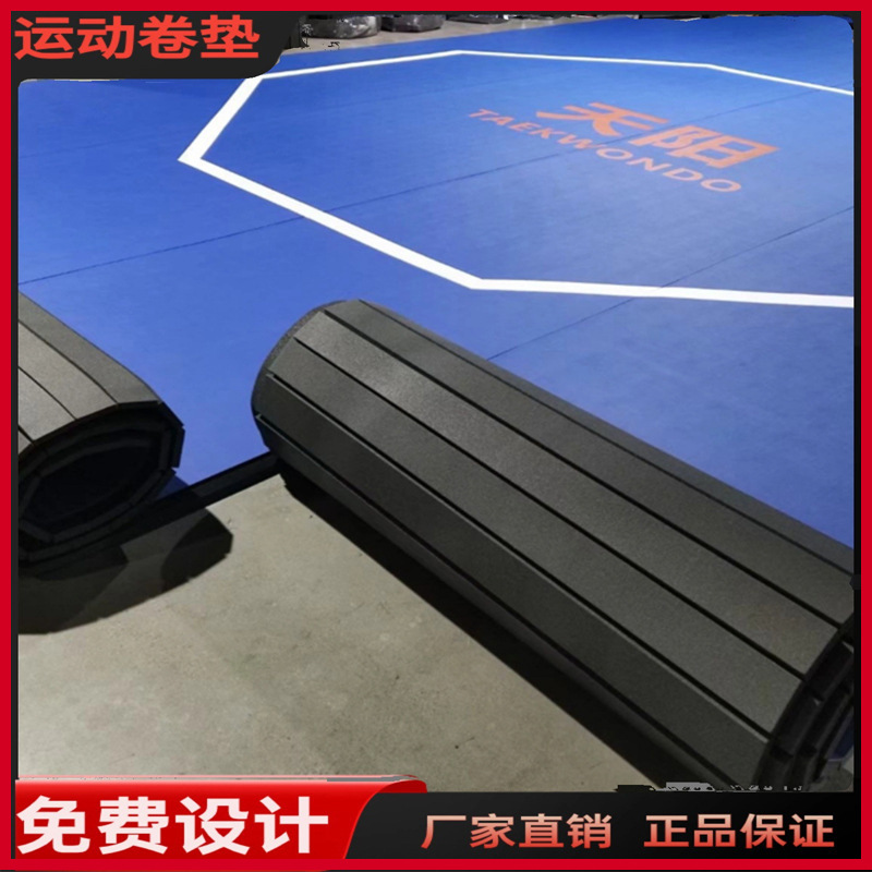 Cheerleading Roll Mat Artistic Gymnastics Mat Aerobics Martial Arts Sanda Fighting Physical Fitness Training Dance Mat