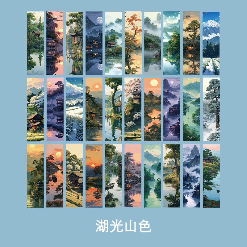 Micro-tinta, una variedad de estilos, marcadores, dibujos animados avanzados, arte antiguo, bricolaje, registros de lectura para estudiantes, marcadores exquisitos en papel