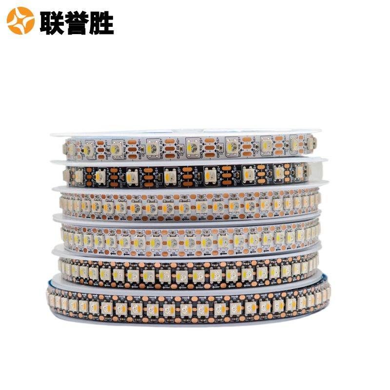 LED全彩SK6812RGBW内置IC芯片5050四色灯珠贴片5V可编程幻彩灯带