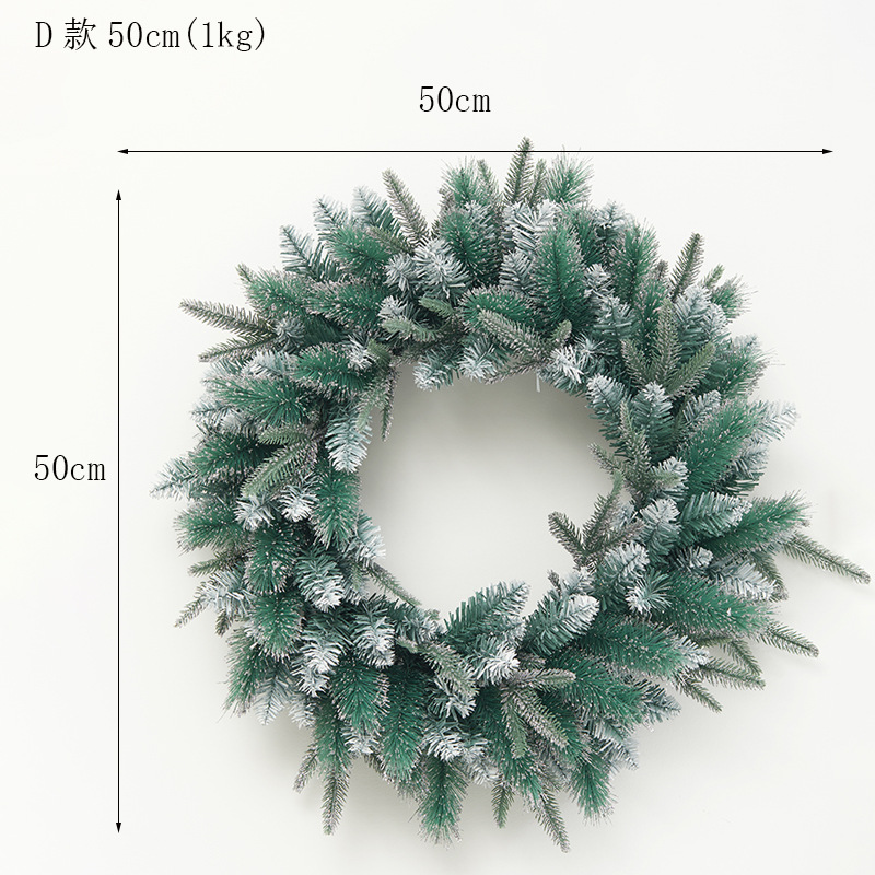 Nuevos colgantes de guirnaldas de Navidad colgantes de pared pe guirnaldas de hotel centro comercial escenario de decoración de Navidad props