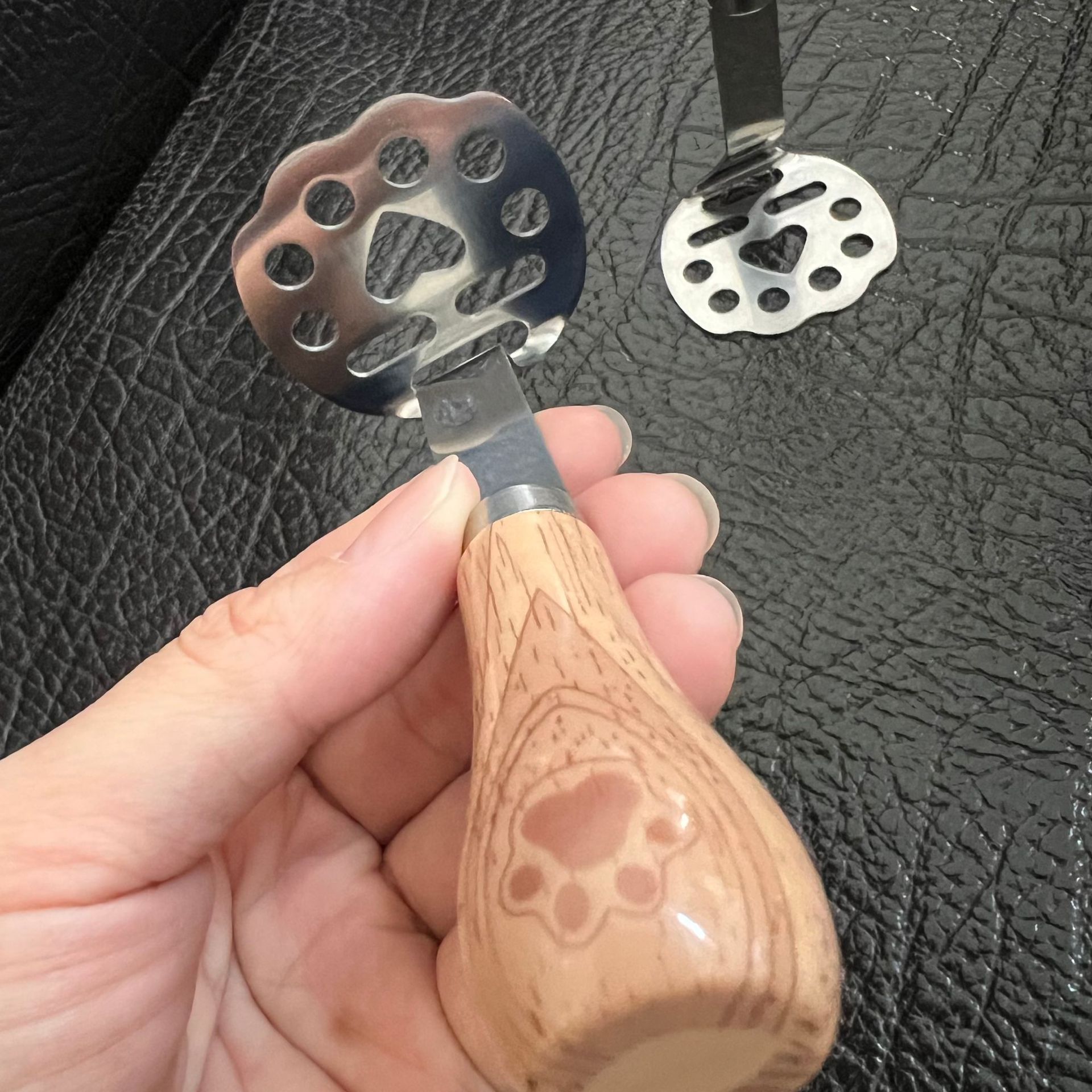 Presión de puré de papa vertical en stock, triturador de lodo de acero inoxidable, triturador de prensa, herramienta de suplemento alimenticio para bebés