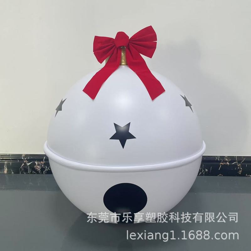 跨境新款PVC充气圣诞球 充气铃铛球挂饰节日派对户外庭院场景布置|undefined