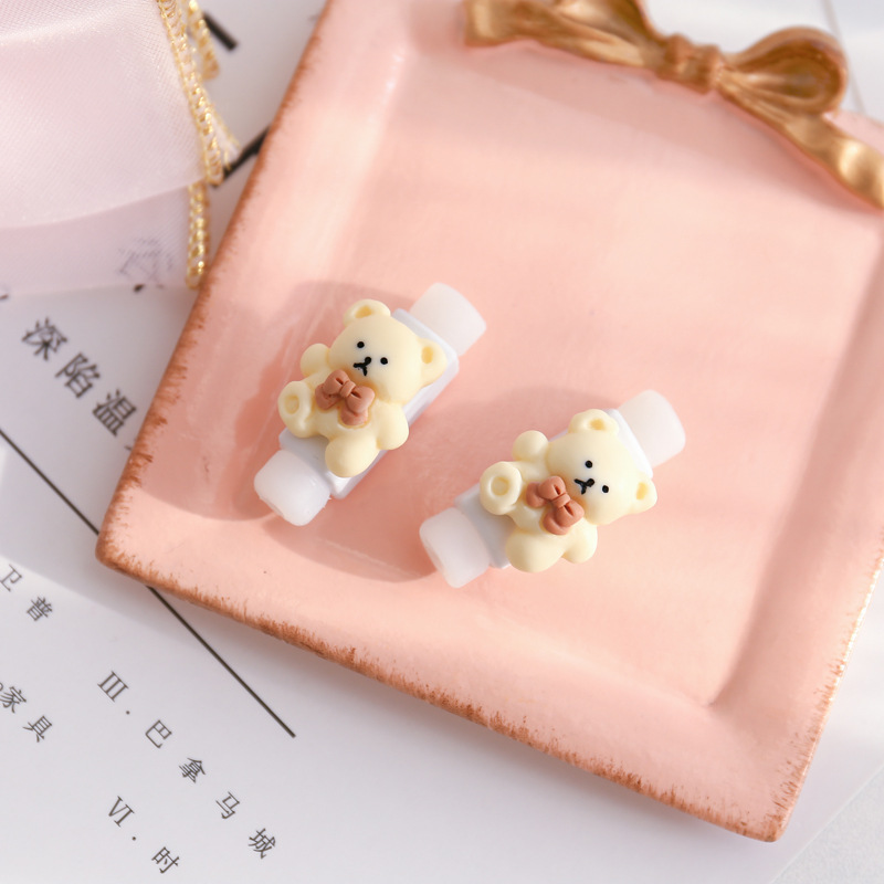 かわいい漫画のデータケーブル保護カバー、携帯電話充電ケーブル破損防止プロテクター、高価値ヘッドフォンケーブル保護ケース|undefined