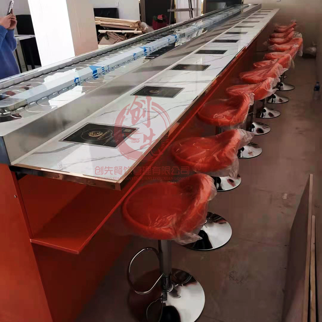 小火锅设备厂家 旋转小火锅机器 旋转小火锅加盟旋转寿司设备定制