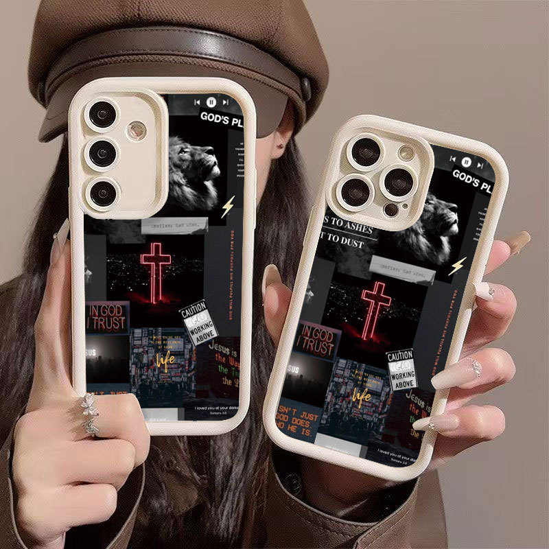 十字架适用三星于Galaxy S25plus手机壳SamsungA73跨境S24全包A72|undefined