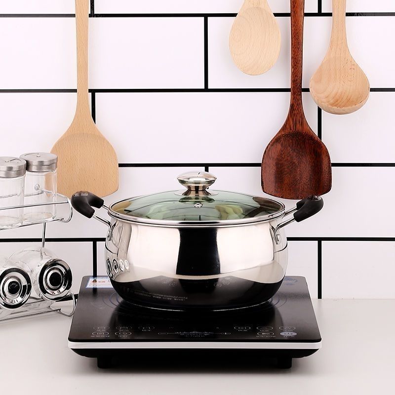 acero inoxidable hogar grueso gran capacidad cocina de sopa