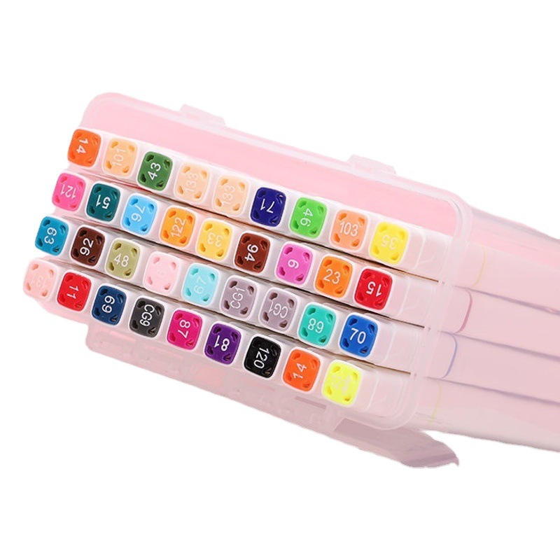 Acrílico marcador acuarela marcador al por mayor estudiante de negocios creativo papelería suministros traje niños dibujos animados