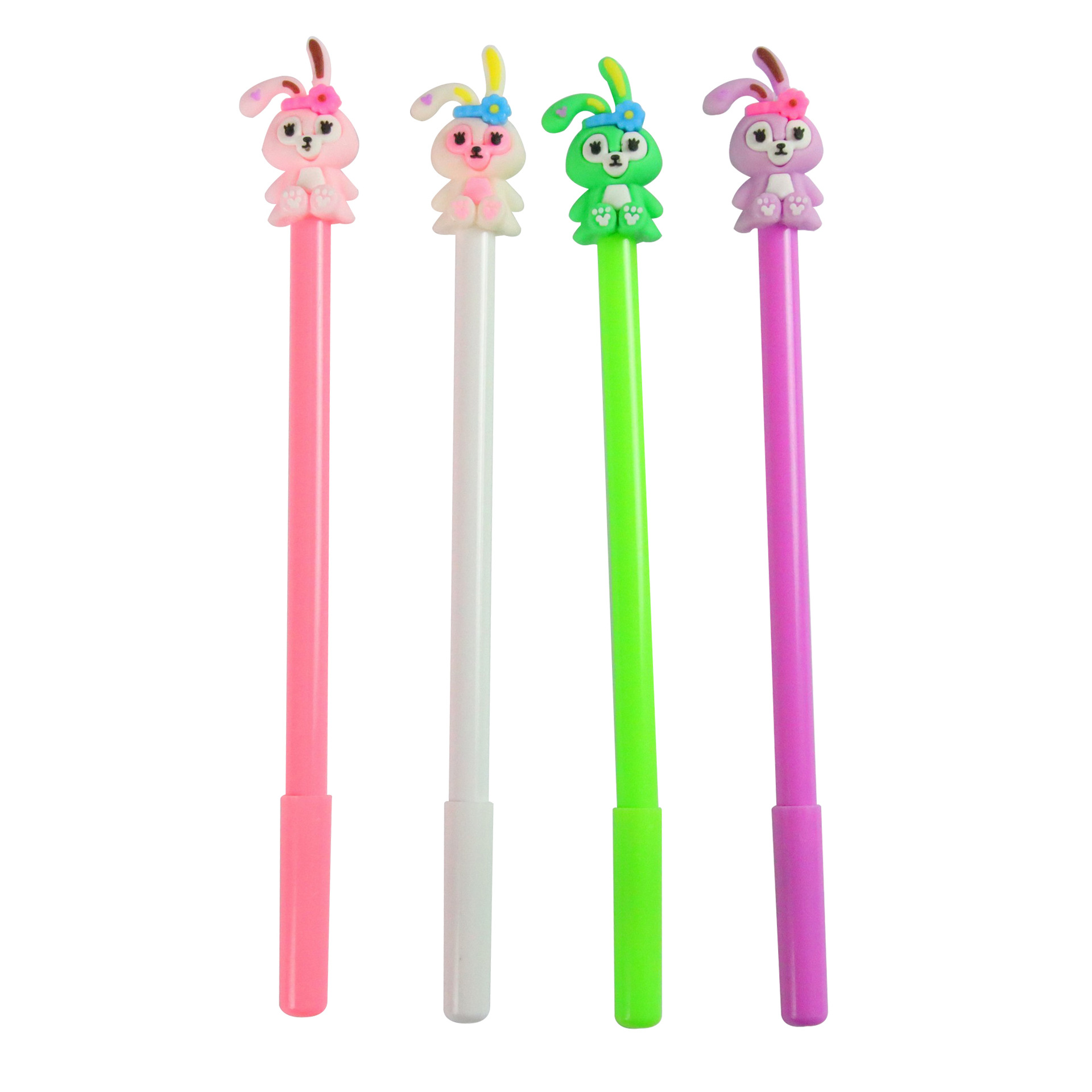 Conejo de dibujos animados pluma de gel papelería creativa estudiante Premio regalo herramienta de escritura pluma de agua pluma firma de oficina al por mayor