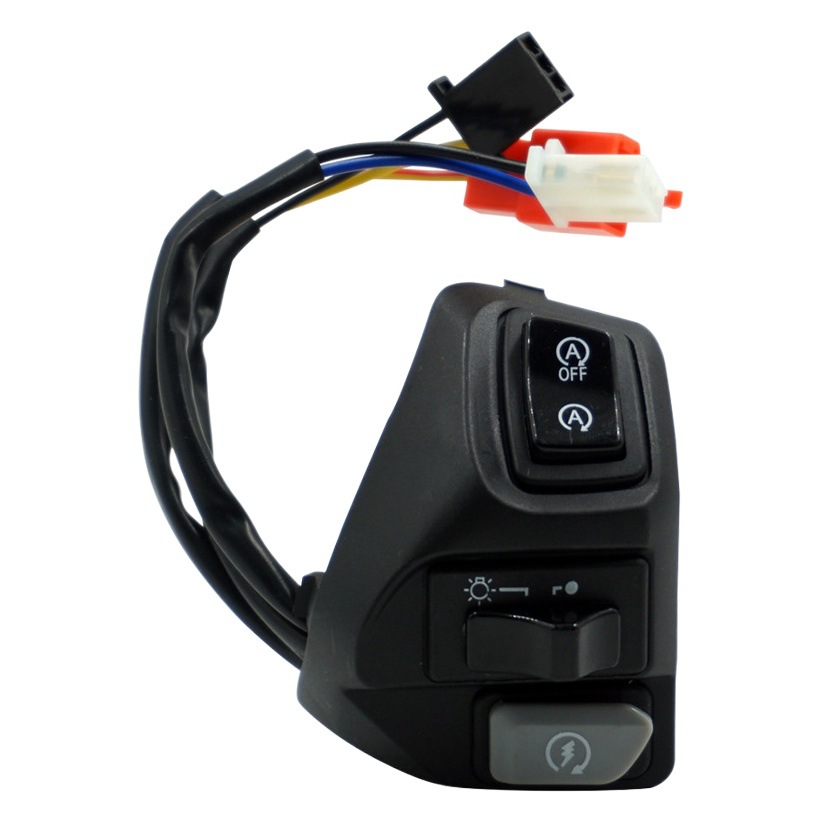 Interruptor de montaje de motocicleta al por mayor modificación de vehículo eléctrico simple combinación interruptor de montaje de faros