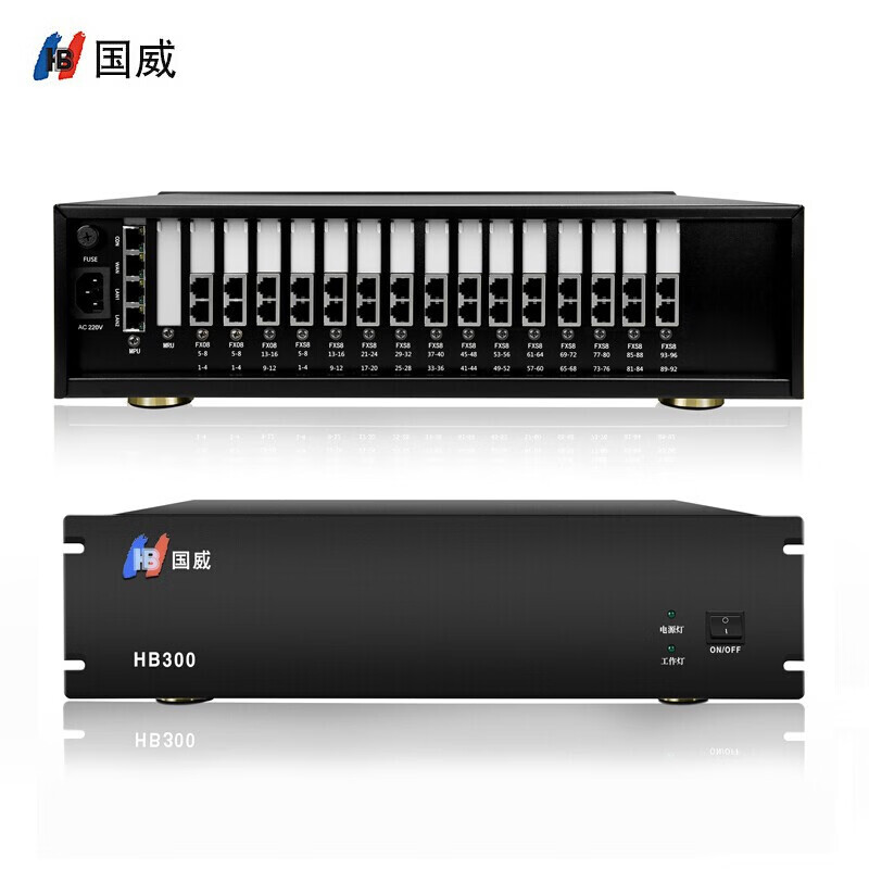 Guowei IP Voice Gateway HB100-8S Internet Phone 8 Prophone Protocolo SIP Puerta de enlace IAD Transferencia SIP