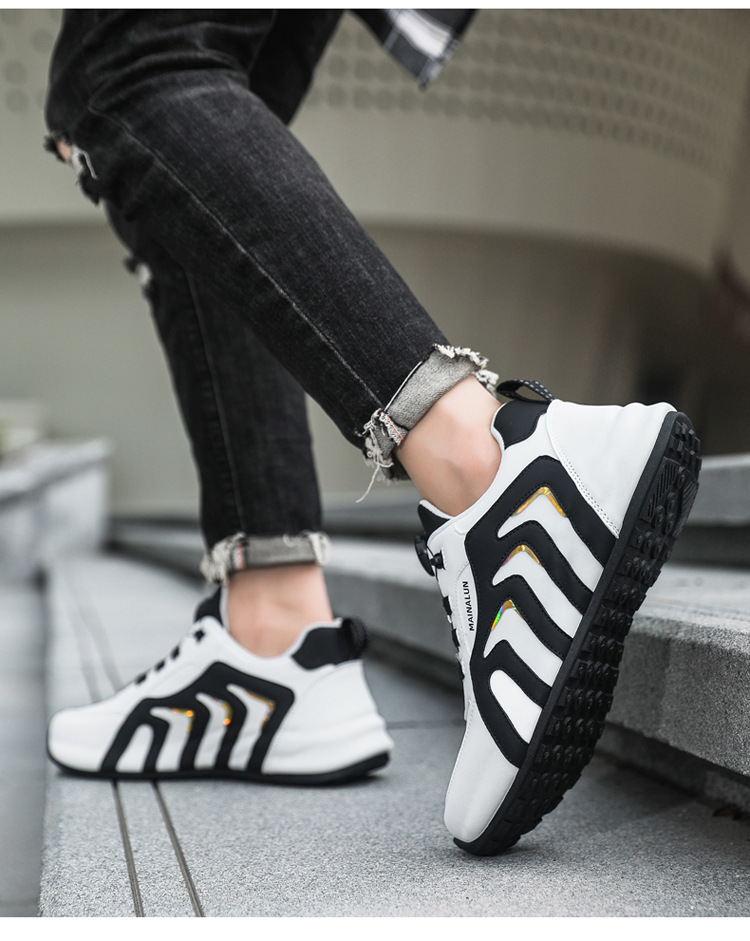 2025 Large Size Special New Men's Four Seasons Fashion Versatile Soft Sole White Shoes_vogvips.com