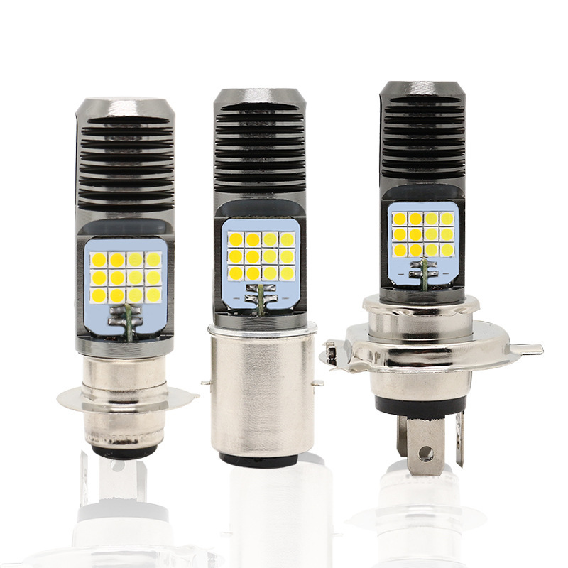 Motocicleta eléctrica H4 H6 PX15D 24 lámpara de una sola garra doble garra tres garras luz delantera de alta potencia