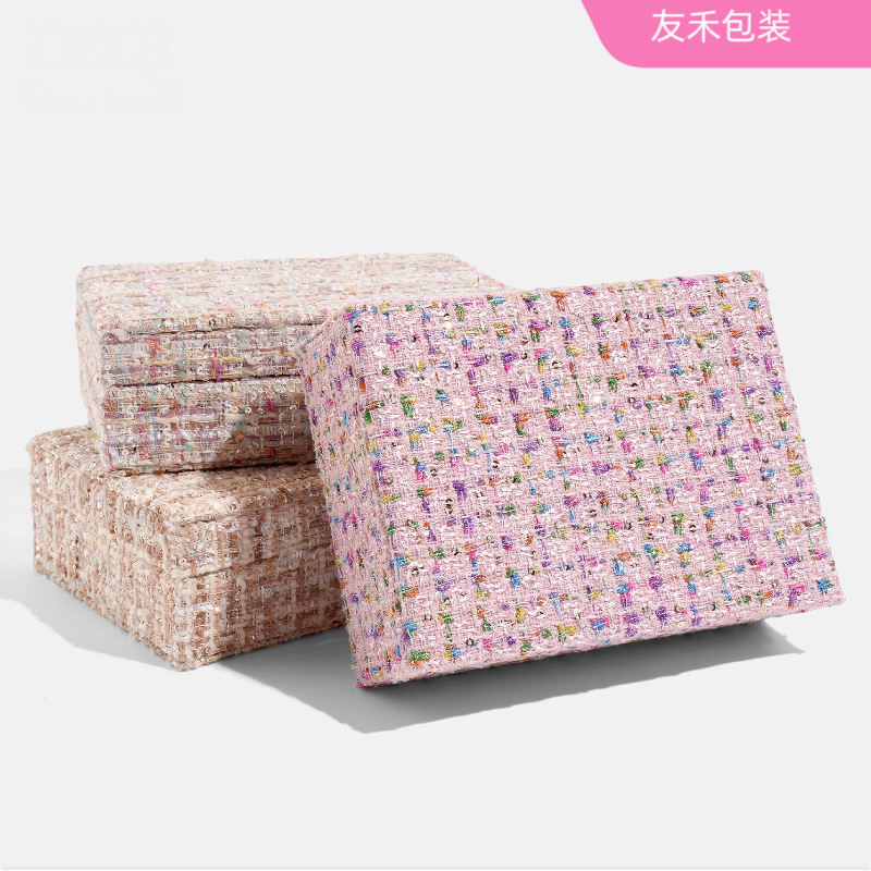 Xiaoxiangfeng ジュエリーボックスジュエリー収納ボックスハイエンドライト高級イヤリングリングネックレスブレスレットジュエリーボックスギフトボックス|undefined
