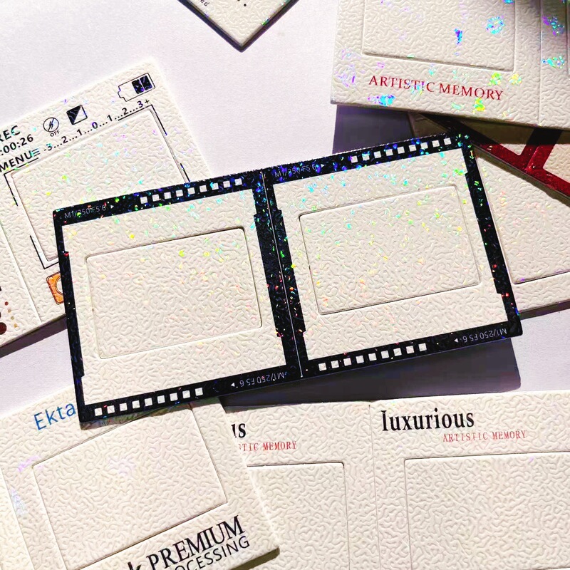 Original Flash Coated Ins Vinyl Film Clip Collection 135 Kodak Film Frame Reversal Film Clip