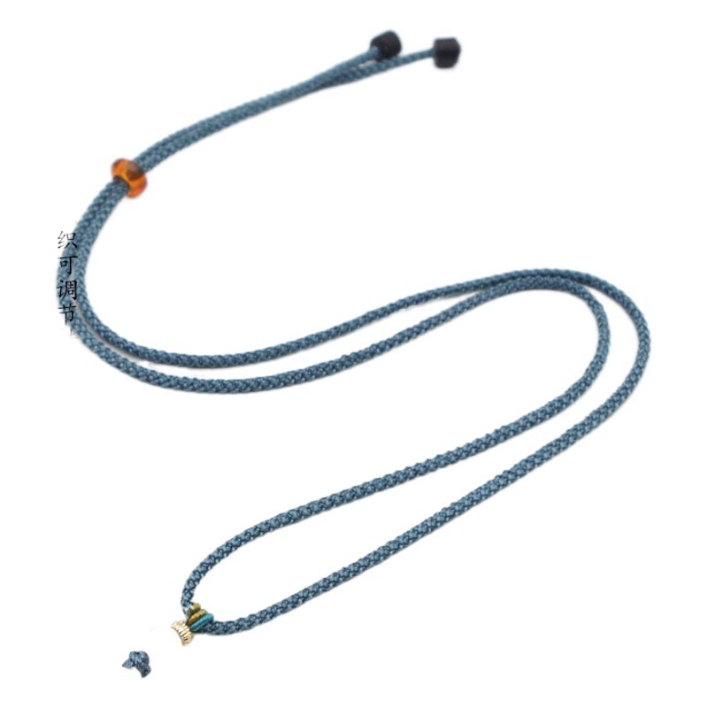 Простое изысканное Ожерелье Веревка Ювелирные изделия пчелиный воск кулон ремешок нефрит ювелирные изделия лотоса нефрит плетеная веревка полуфабрикат цвет