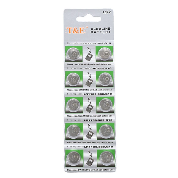 T & E2 -generation AG10/LR1130/389 (Please take the multiples of 10)
