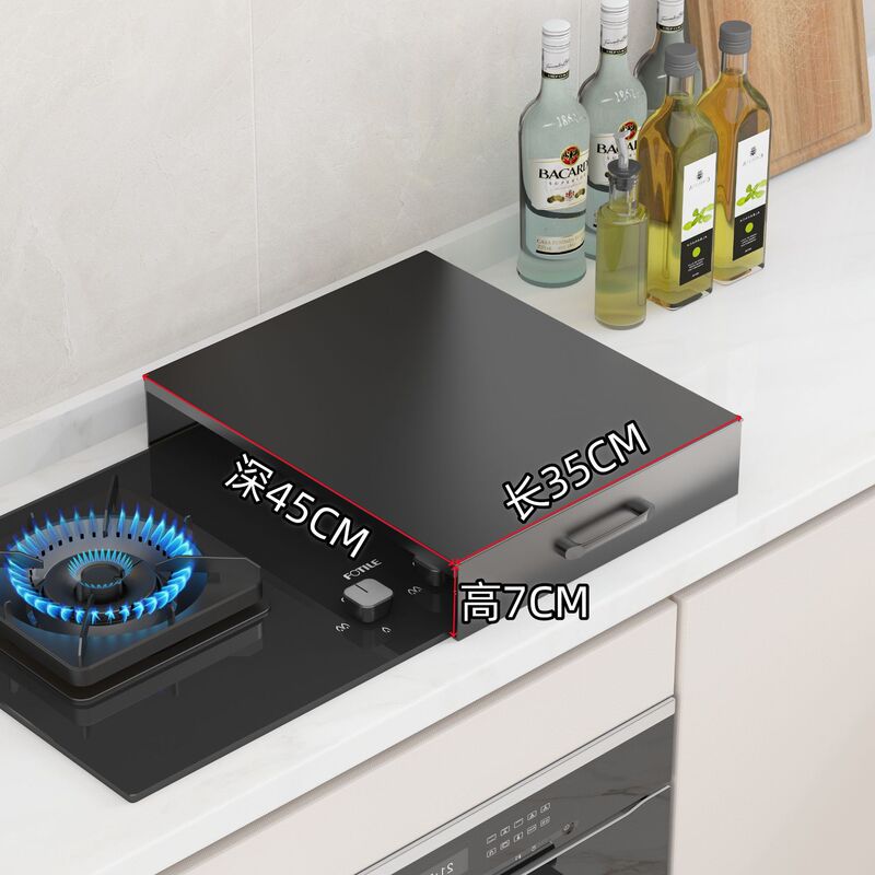 台所の物置棚ガスコンロのカバー家庭用電磁ストーブのスタンドのブラケットは鍋のガスコンロのベースを置きます。|undefined