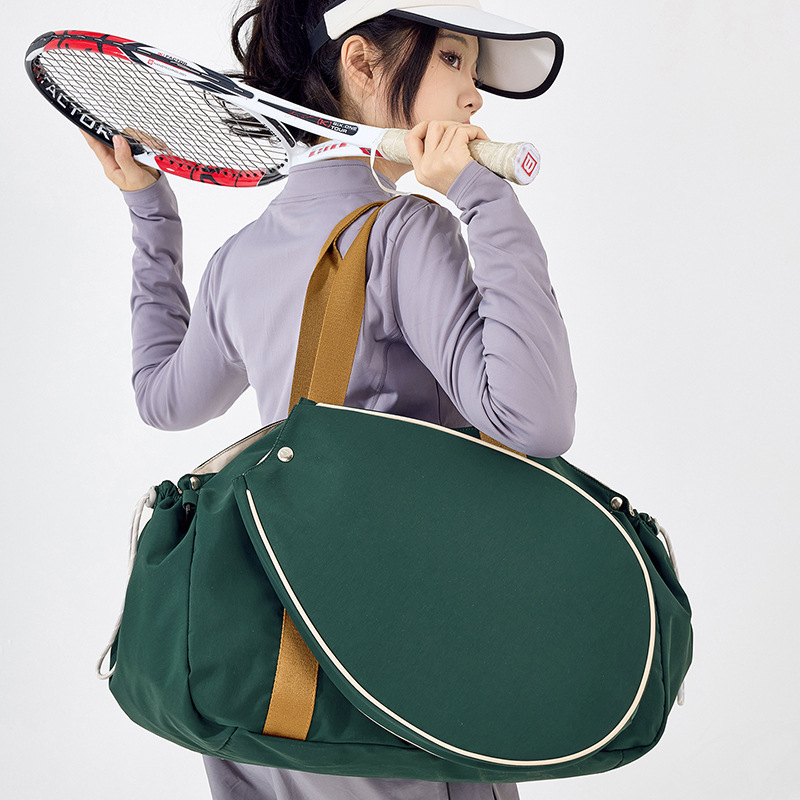 Cross-Border Tennis Bag, Multi-Functional Badminton Bag, Racket Bag, Professional Sports Fitness Bag, Nylon Portable Tennis Bag, Customized