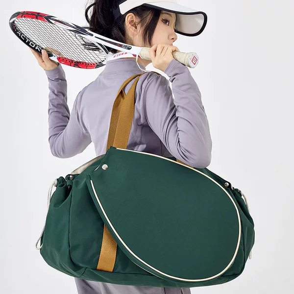 Cross-Border Tennis Bag, Multi-Functional Badminton Bag, Racket Bag, Professional Sports Fitness Bag, Nylon Portable Tennis Bag, Customized