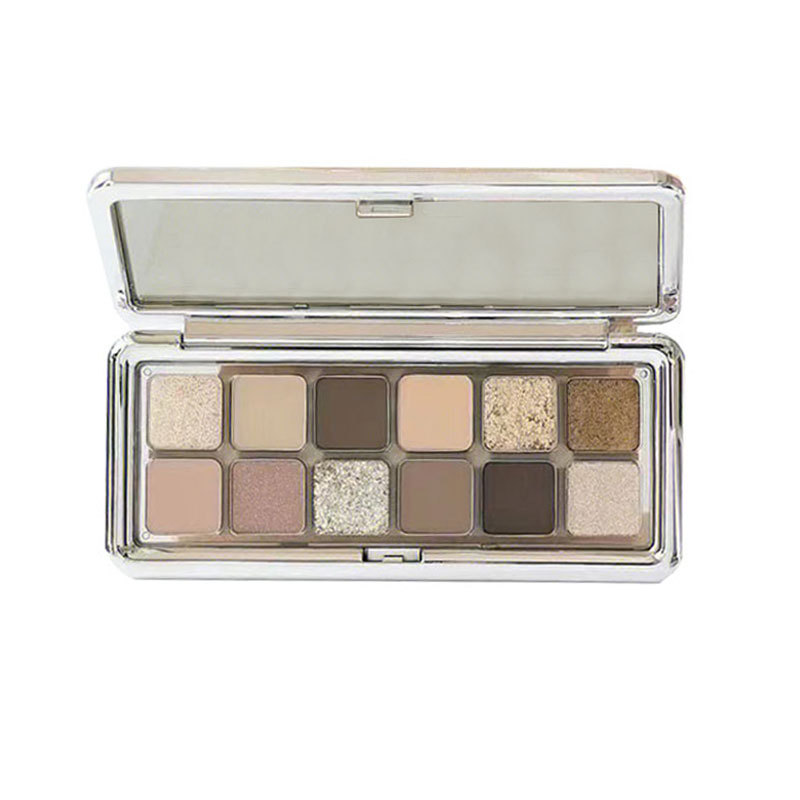 翠黛工厂眼影水泥盘12色哑光大地色系奶茶盘正品腮红 定制加工OEM