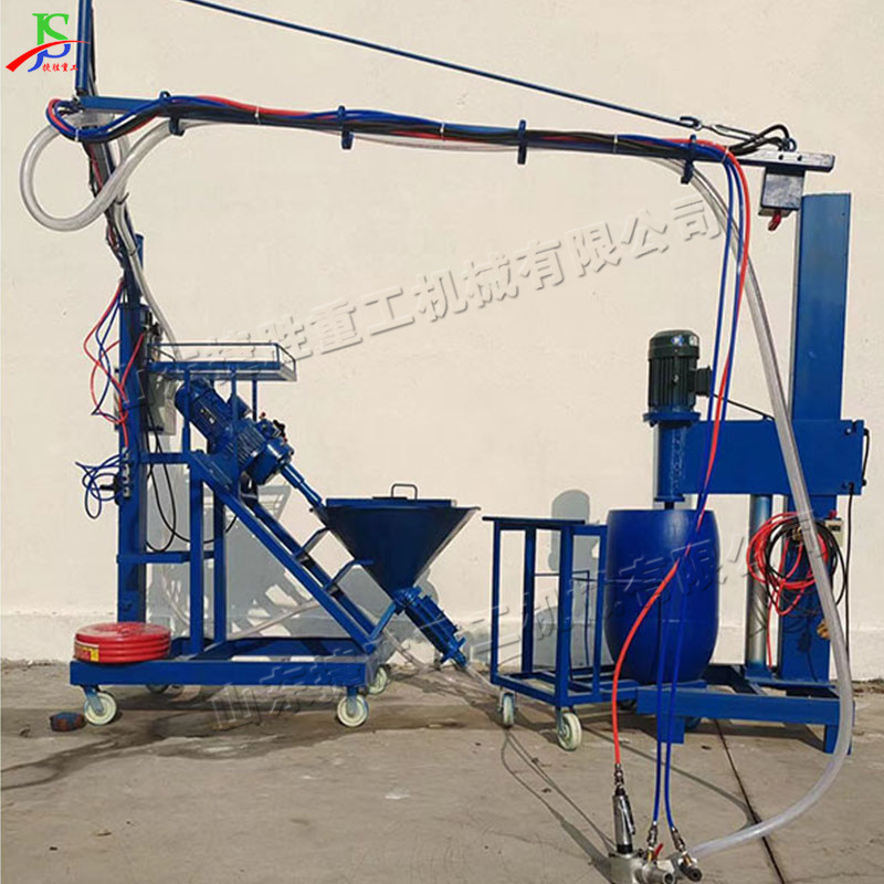 Máquina de pulverización GRC de tornillo Máquina de pulverización de filamentos de fibra de vidrio para la construcción Máquina de inyección automática de mortero de cemento industrial