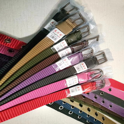 Impate 2.5 women's casual pin buckle cloth belt nylon outdoor sports cloth belt running street stall supply