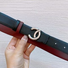 高品质小香风双面可用腰带女时尚百搭裤子衣服配饰