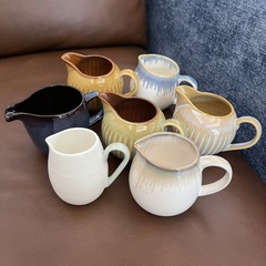 Lz食器の対外貿易の最後の洋式の復古の陶磁器の杯のミルクの缶のコーヒーの伴侶の小さいミルクの缶とミルクの杯のミルクの壺