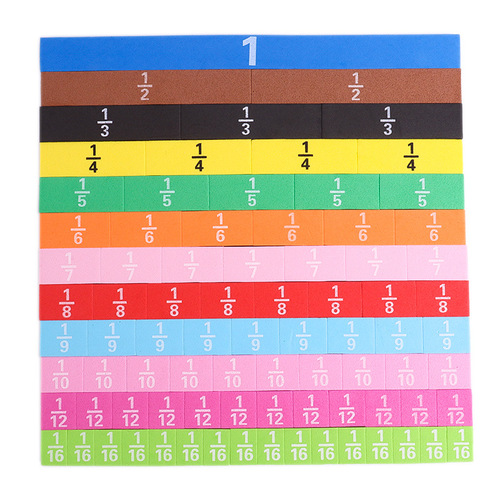 Magnetic fraction problem demonstrator third and fourth grade mathematics ratio problem addition and subtraction demonstrator teaching aids