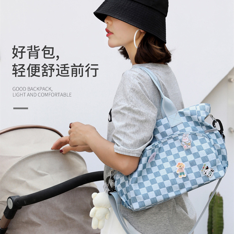 Portable Outing Mommy Bag, Fashion Casual Single Shoulder Crossbody Bag for Women, Large Capacity Handheld Mother and Baby Bag, Suitable for Foreign Trade and Cross-border Shipping