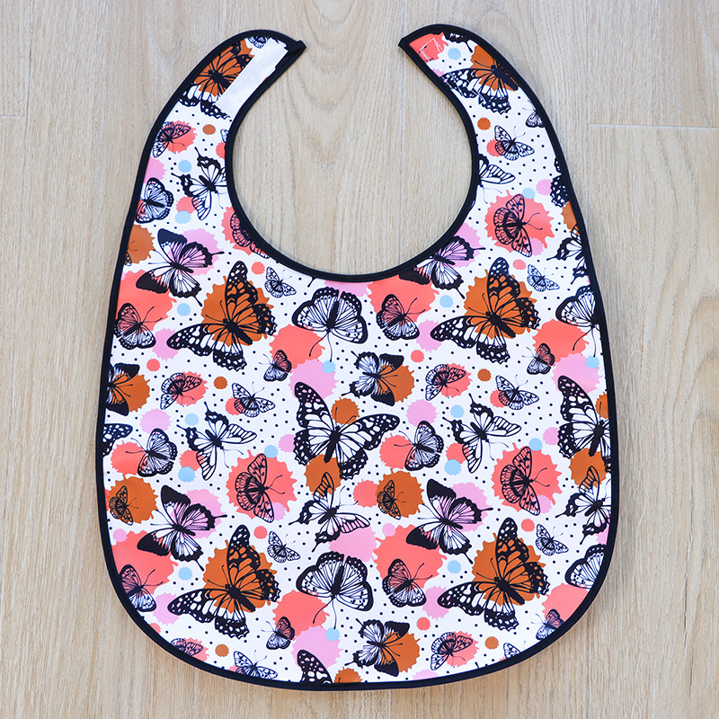 나비 작은 턱받이 B04