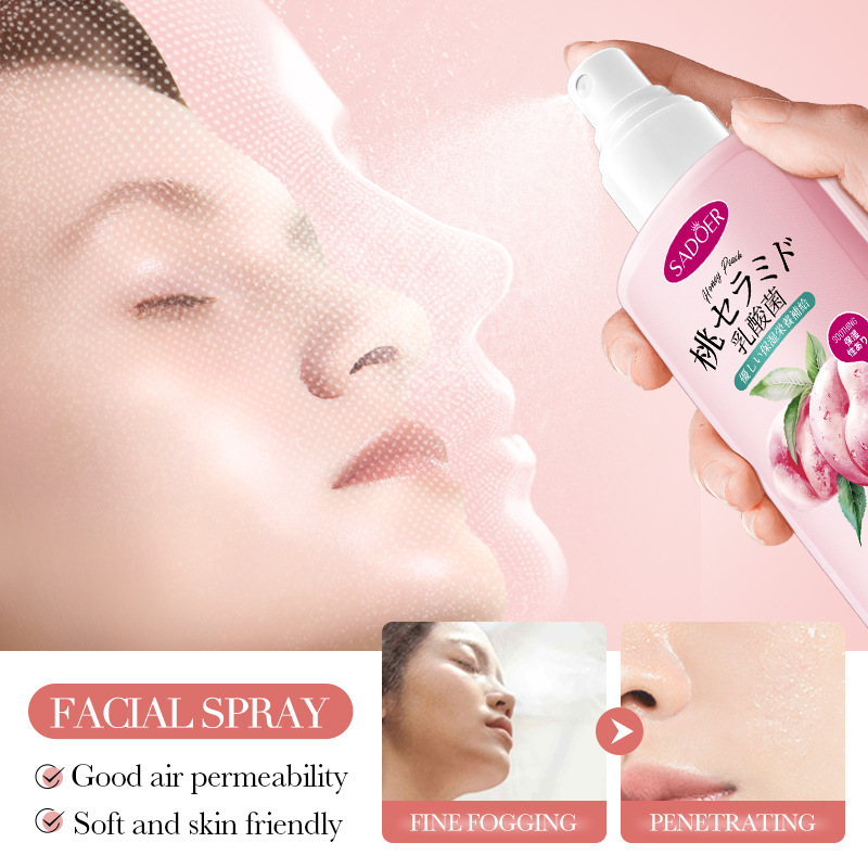 Full English SADOER Peach Lactobacillus Nourishing Soothing Hydrating Toner Spray_voghion.com