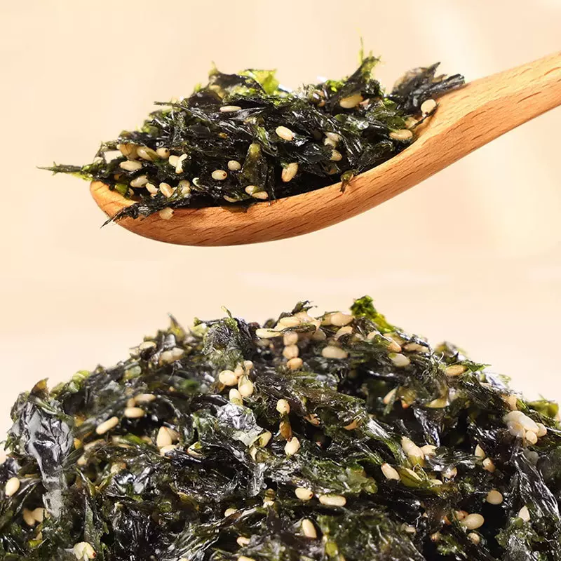 工厂定制拌饭海苔肉松网红零食烤紫菜营养健康儿童休闲商用款批发