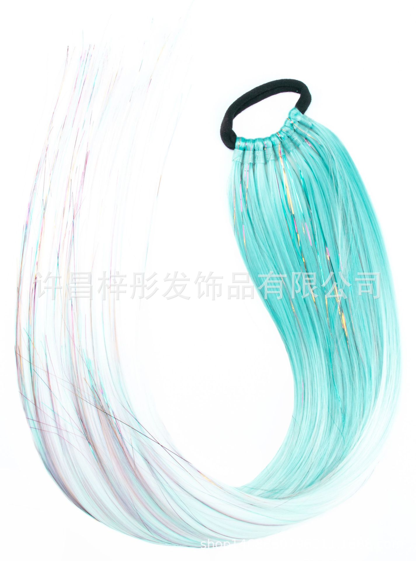 Moda EZ trenza color láser largo caballo cabello peluca color trenza sucia tendencia 9 caballo de oro y plata