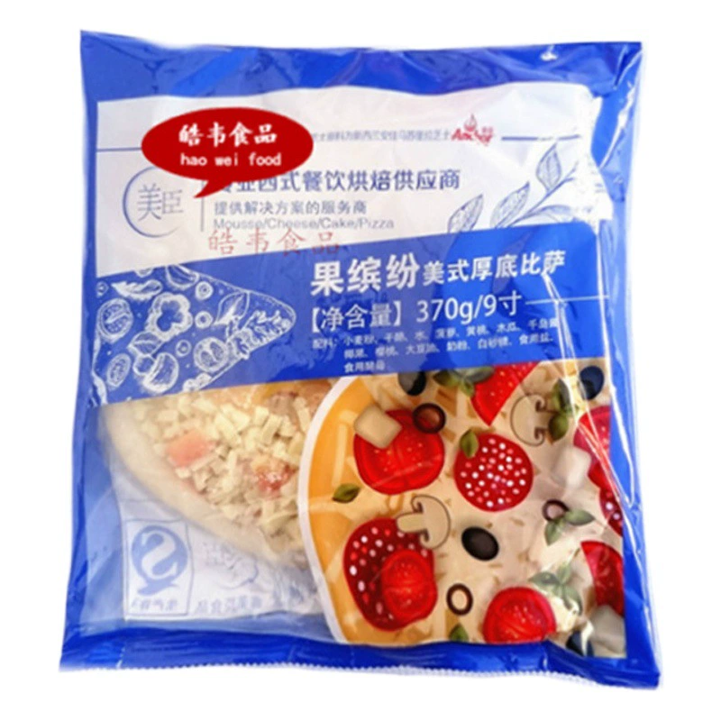 Meichen 9-дюймовая разнообразная пицца из дуриана Полуфабрикат Западное пищевое сырье 370 г Замороженная пицца ручной работы Мгновенно при нагревании