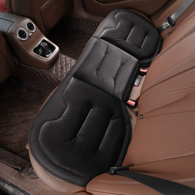 Universal seat cover, Flannel Car Seat Cushion - new-flannel-rear-seat-cushion-noble-black-1-piece-46465