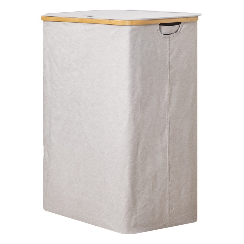 Cesta de lavandería de gran capacidad de inducción compartimiento al aire libre plegable cesta de almacenamiento con bolsa interior cesta de lavandería Venta caliente transfronteriza