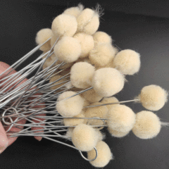 Wool Ball Dyeing Wool Ball Anti-Dyeing Horn Edge Sealing Agent Wool Ball Brush DIY Leathercraft Tool